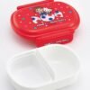 Skater [PEKO x Hello Kitty Nakayoshi]  Antibacterial Dishwasher Safe Soft Lid Tight Lunch Box Oval